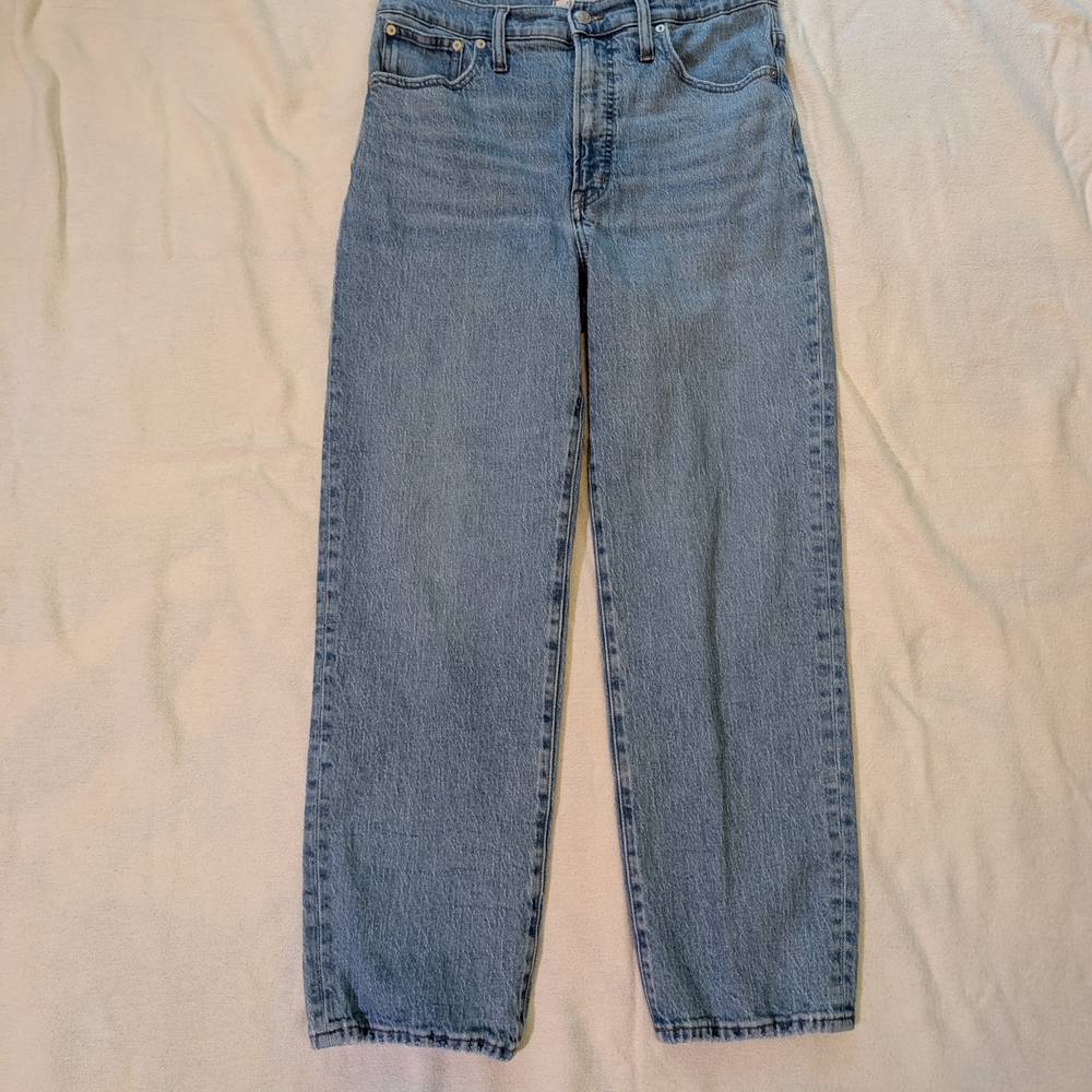 Madewell Women's Straight Leg Jeans - Light Blue